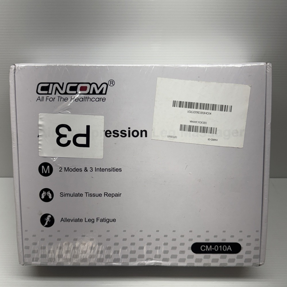 Cincom CM-010A Air Compression Leg Massager Circulation Pain Relief Fatigue